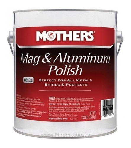 Polidor De Metais E Aluminios Mothers Mag E Aluminum 3,63kg