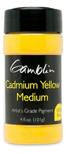 Seco Pigmento Tamano: 3,56 oz, Color: Cadmlum Amarillo Mediu