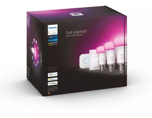 PHILIPS KIT PHILIPS HUE III + 2 INTERRUPTORES INALÁMBRICOS + BRIDGE