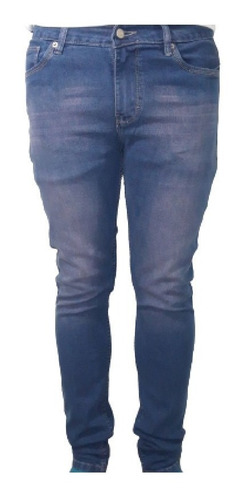 Pantalón Ke Para Caballero Skinny Azul Medio