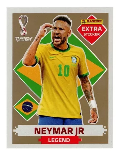 Figurinha Neymar Legend Ouro