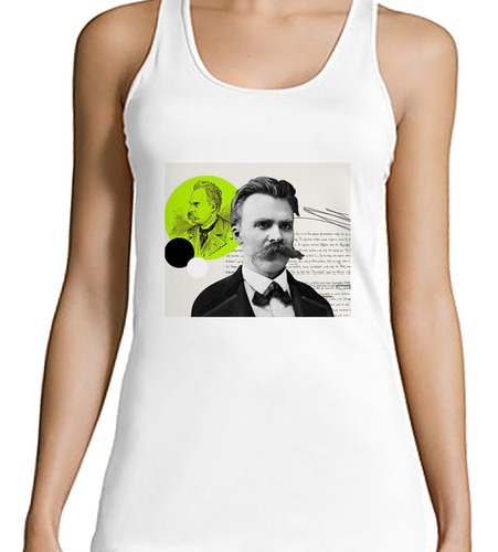 Musculosa Mujer Nietzsche Filosofo Poeta Pensamiento M3