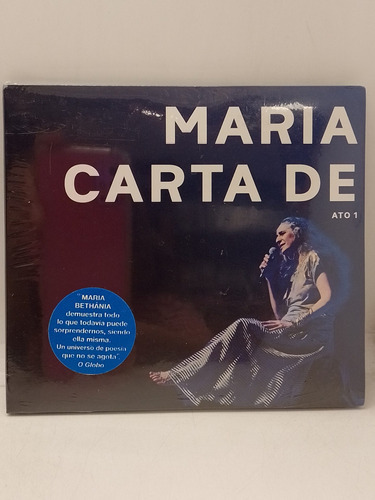 Maria Bethania Maria Carta De Ato 1 Cd Nuevo 