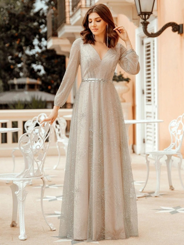 Vestido Elegante De Fiesta Compromiso Bautizo Cena Boda Gala | Cuotas sin interés Vestido Elegante De Fiesta Compromiso Bautizo Cena Boda Gala | Cuotas sin interés