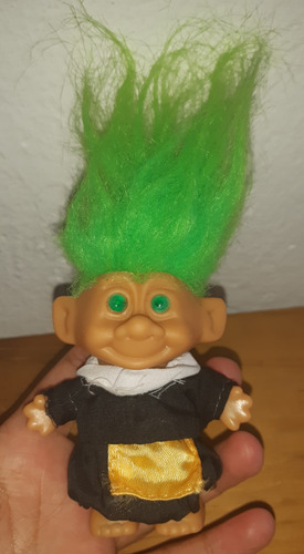 Muñeca Troll Ojos Y Cabello Verde