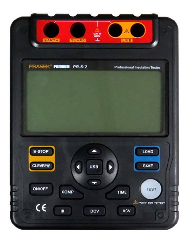 Megóhmetro Digital  2500v Pr-512 - Prasek 