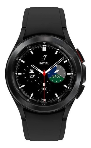 Samsung Galaxy Watch4 Classic (LTE) 1.2" caja 46mm de  acero inoxidable  black, malla  black de  fluoroelastómero mesh SM-R885F