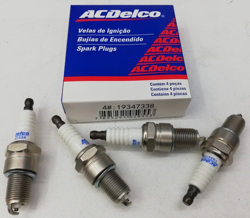 Kit 4 Bujias Originalet Acdelco Fiat Uno Tipo 147 1.4 1.6