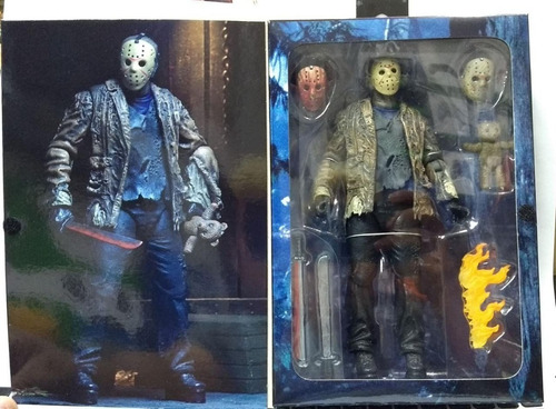 Imagen 3 de 8 de Freddy Vs Jason 7 Scale Figures - Ultimate Jason Voorhees
