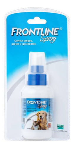 Frontline Spray Antipulgas Perros Y Gatos 100 Ml