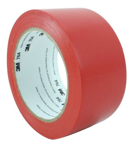 Cinta Vinil Señalización 3m 764 Color Rojo 51mm 20400310