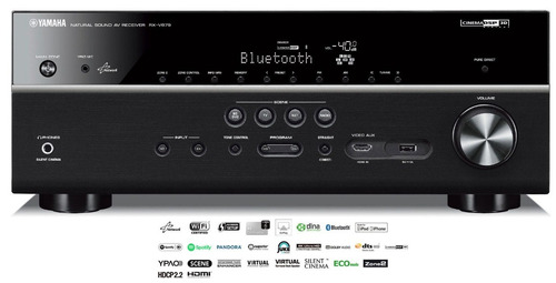 Amplificador Yamaha Rx-v679 + 7.2 + Hdmi + Wifi + Bluetooth