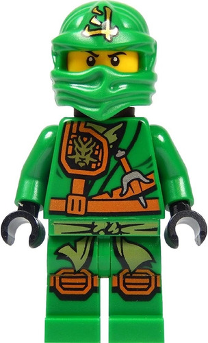 Imagem 5 de 9 de Fantasia Infantil Ninjago Lego Samurai Ninja C/touca Luvas