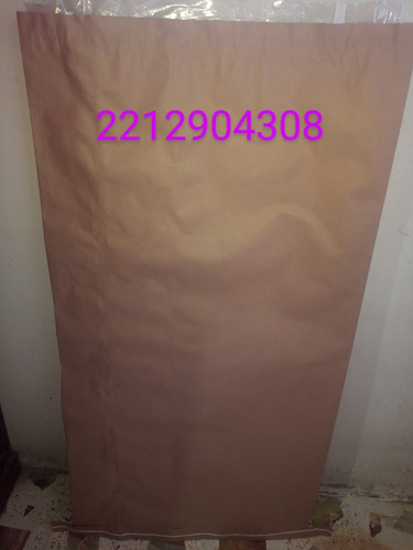 25 Sacos De Papel Kraft , Para 25 Kg,bicapa Con Bolsa Inter