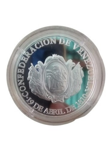 Moneda 200 Bolívares Bicentenario Del 19 De Abril 1810 Plata
