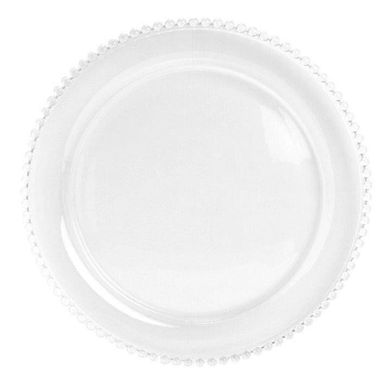 Sousplat Bolinha In Com Mercado Livre, White Round Dinner Plates Bulk