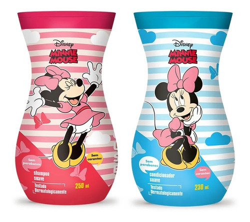  Kit Hora Do Banho Shampoo E Condicionador Minnie Mouse