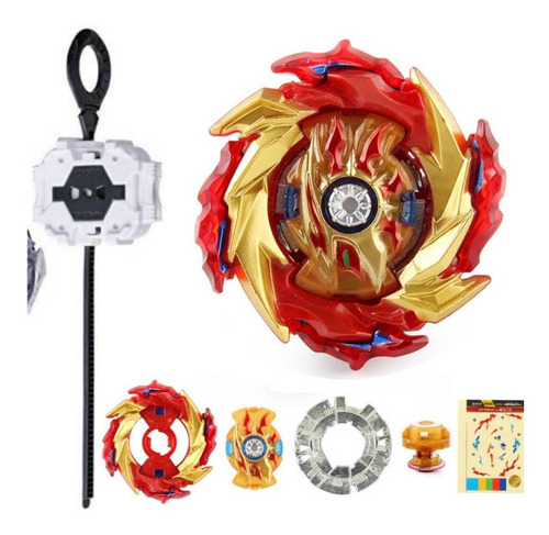 Beyblade Burst Sparking Burn Hyperion Con Lanzador Básico 