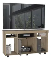 Comprar      Mesa Tv Vermon, Capacidad Para Tv De 50 , Café Claro