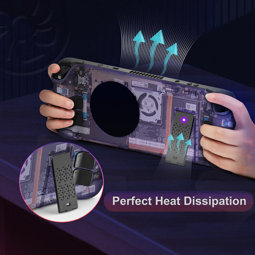 Funda Trasera Para Steam Deck, Carcasa De Repuesto, Color Mo