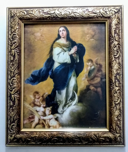 Inmaculada  Concepcion  / Enmarcado En Dorado .