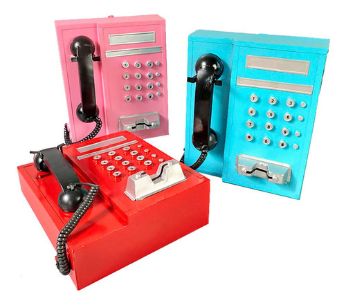 Accesorios De Teléfono Fijo Para Decoración De Pared, Rosa