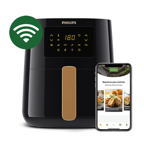 Philips  Serie 5000  Airfryer HD9255 80 Negro 1400V