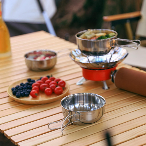 Cuenco Para Acampar Al Aire Libre, Utensilios De Cocina,