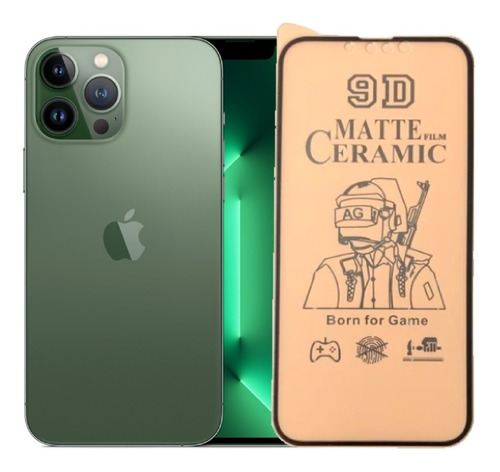 Film Ceramico Mate Compatible iPhone 13 Y 13 Pro