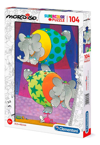 Puzzle 104 Pz Mordillo 33,5x48,5 Cm - Clementoni 27134