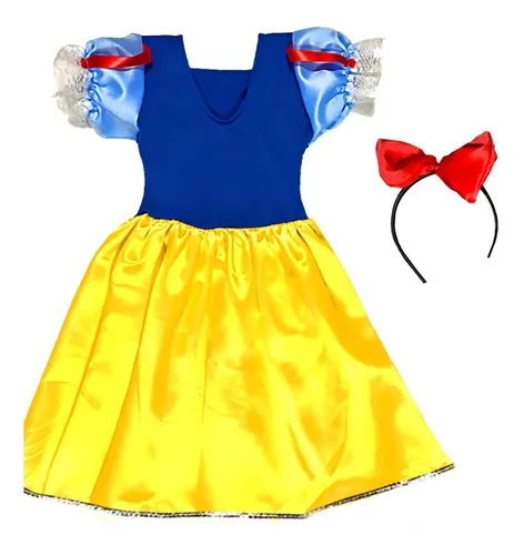 Vestido branca de neve mercado livre 2025