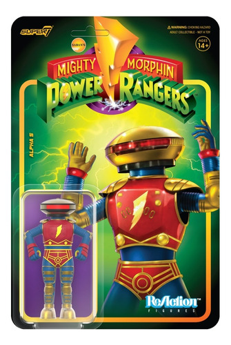 Figura Coleccionable Mighty Morphin Power Rangers Alpha 5 W4