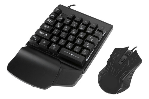 Set De Teclado Y Ratón Para Una Mano Para Juegos Manipulator