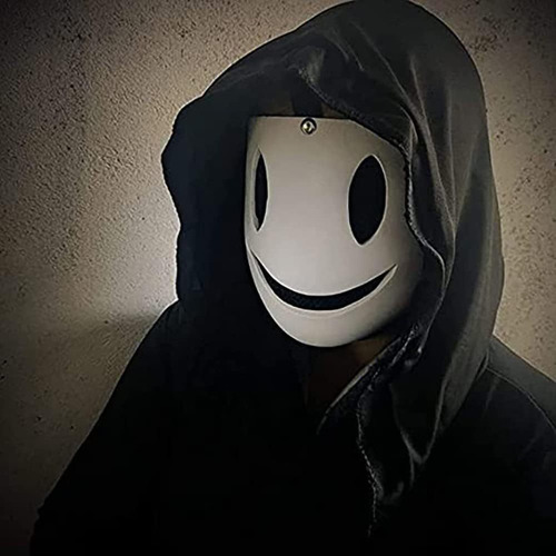 Máscara De Invasión Shinpan White Smile Mask Halloween