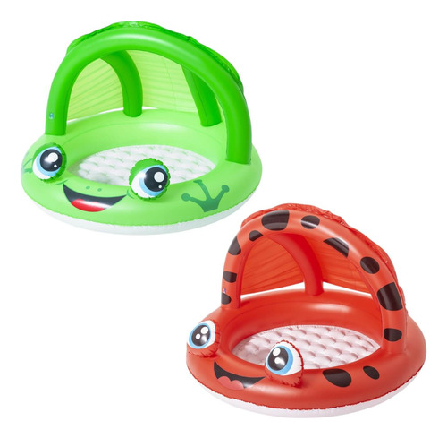 Piscina Inflable Con Sombra Para Bebés 97x66cm Bestway