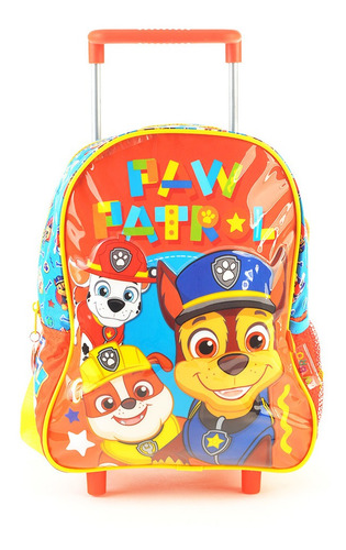 Mochila Paw Patrol Al Rescate Con Carro 12 Original