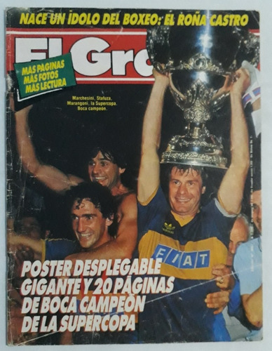 El Grafico 3661 - Boca Campeon Supercopa 1989!! Fs