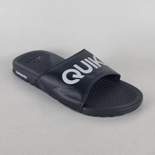 Chinelo Quiksilver Slide Signature Side Preto