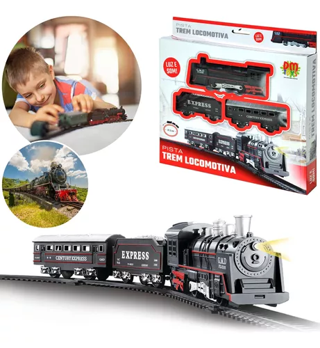 Brinquedo Ferrorama Trem Elétrico Infantil Com Luz E Som na Americanas  Empresas