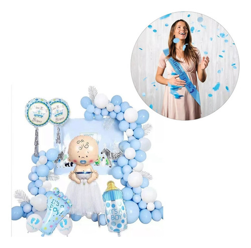 Kit De Globos De Decoración Para Ducha De Bebé