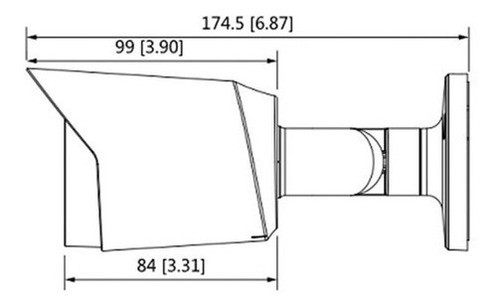 Camara Bullet 5 Megapixeles Ip67 Exterior Ir 20 Mts Color