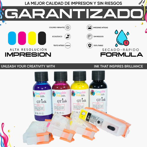Cartuchos Rellenables Compatibles Hp 934 935 6230 6830 6815