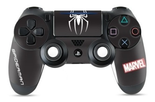 Imagen 3 de 7 de Ultraskins Ps4 - Combo Spiderman Negro Araña