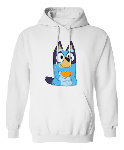 Sudadera Con Gorro Bluey Amor I Love