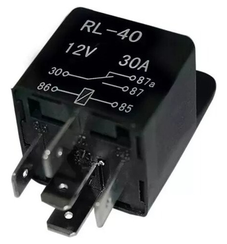 Relay Relevador Eléctrico Audiobahn D 5 Patas 40a 12v Bub107