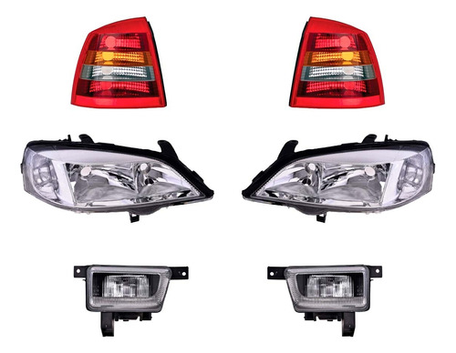 Calaveras + Faros + Neblineros Depo Astra 2000-2003