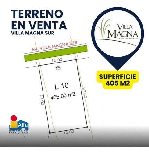 Terreno En Zona Comercial En Nueva Etapa Villa Magna, San Luis Potosí