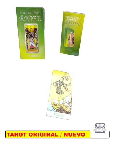 Tarot Esotérico Rider 78 Cartas, De Arthur Eduard Waite. Editorial Ergonómicas, Tapa Dura En Español