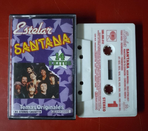 Estelar Santana 14 Exitos Cassette