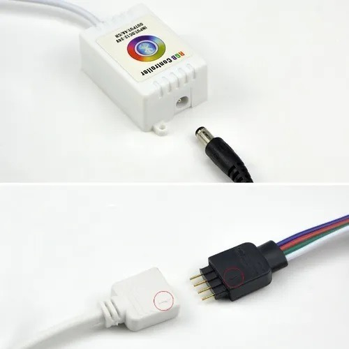 Imagem 4 de 5 de Controlador Fita Led Rgb Bluetooth 20 Metros Android Ios